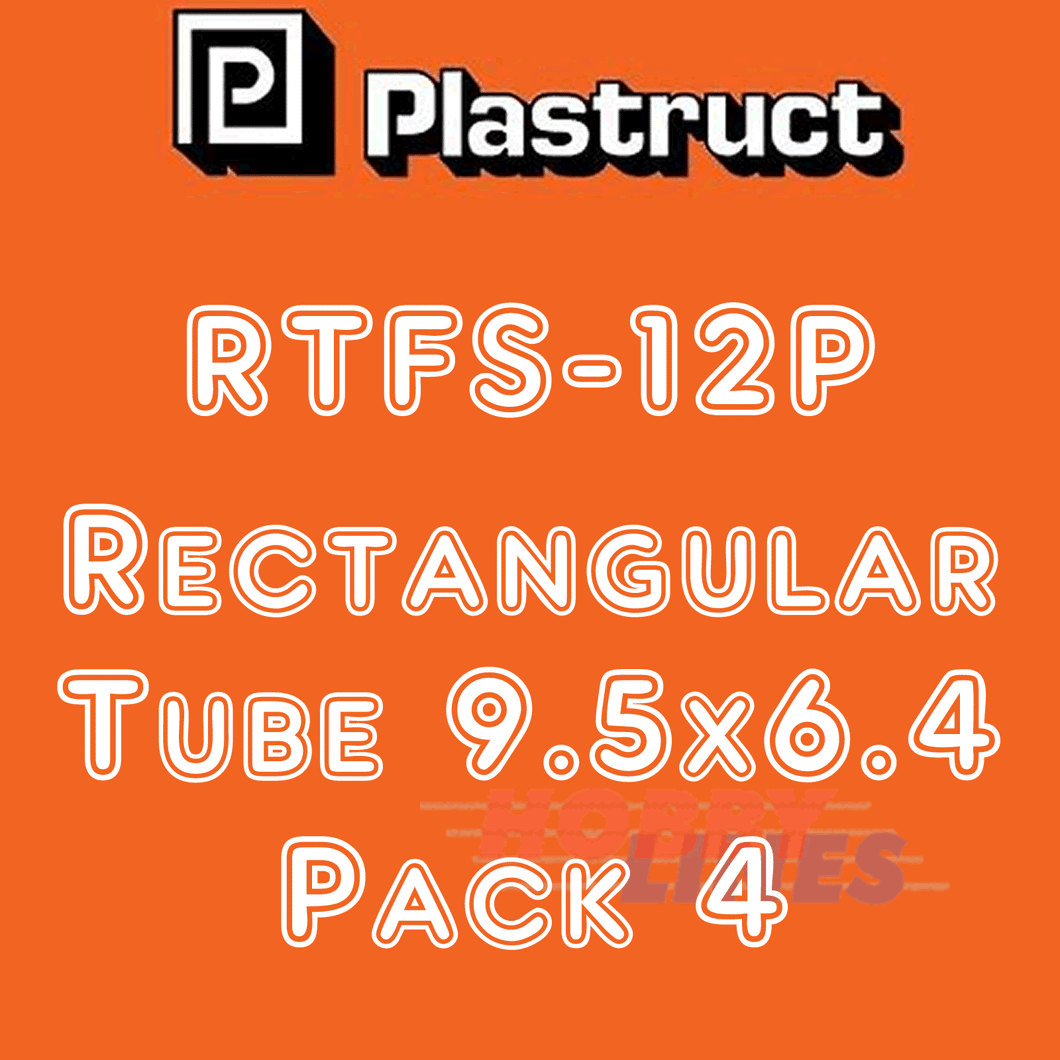 RECTANGULAR TUBES range styrene ABS plastic polystyrene RTFS PLASTRUCT