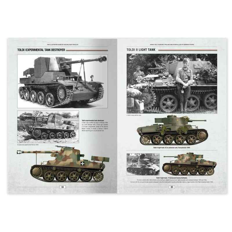 The Illustrated Guide of WWII - Axis Military Vehicles | Ammo by Mig Jimenez | MIG6308
