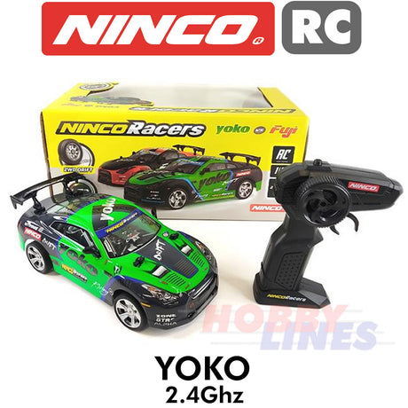 NINCO YOKO 2WD Radio Control Racer Car AA battery power R2R Ready to Run