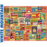Food & Drink Puns - 1000pc Puzzle | White Mountain | 1803pz