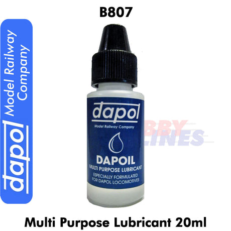 Dapol DAPOIL Low Viscocity Lubricant B807 20ml Model Railways Light Oil