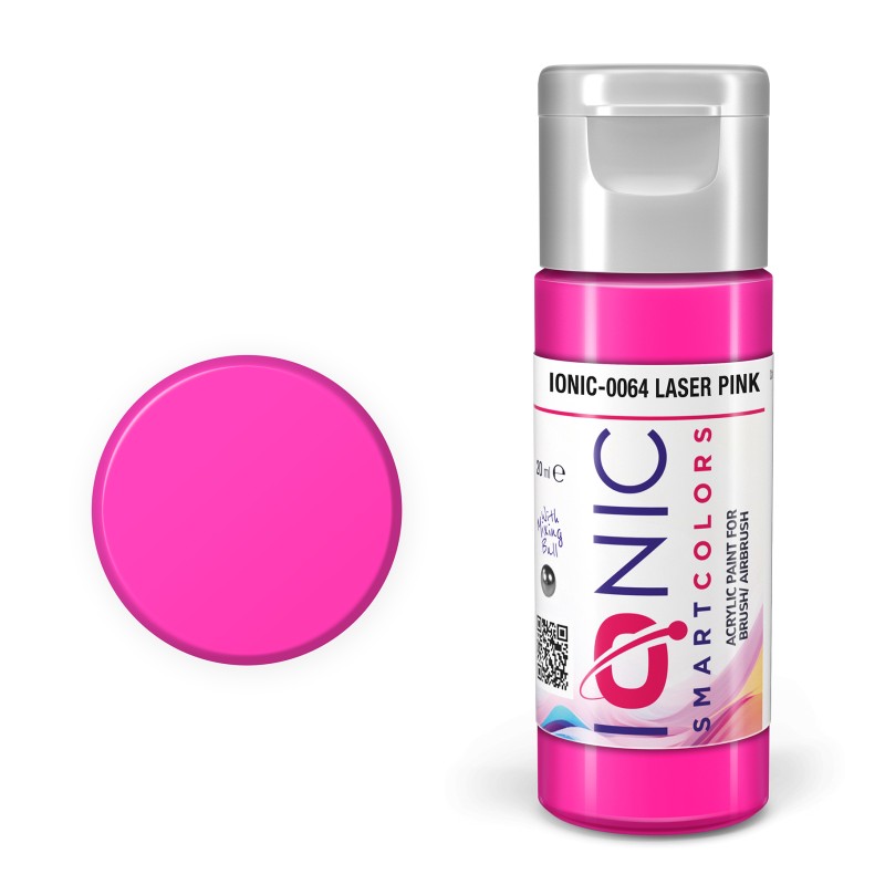 Acrylic Paint -  Laser Pink Smart Color - 20ml | IONIC | IONIC0064