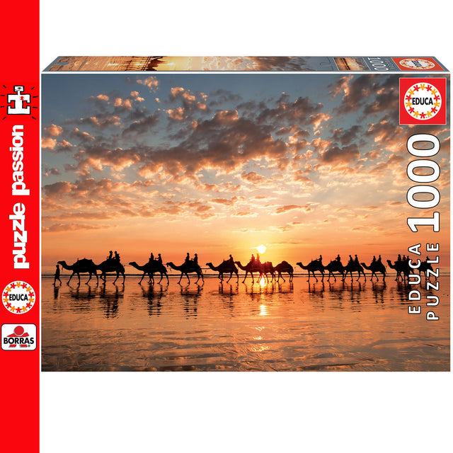 Golden Sunset At Cable Beach 1000 Piece Jigsaw Puzzle | Educa | 18492
