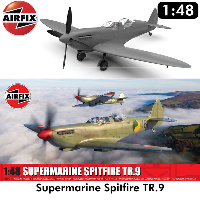 Supermarine Spitfire Tr.9 two-seat conversion 1:48 kit | Airfix | A05143