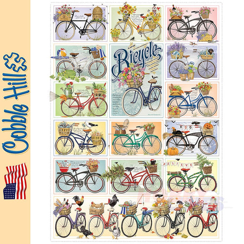 Bicycles Cobble Hill puzzle 1000pc CH40068