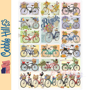 Bicycles Cobble Hill puzzle 1000pc CH40068