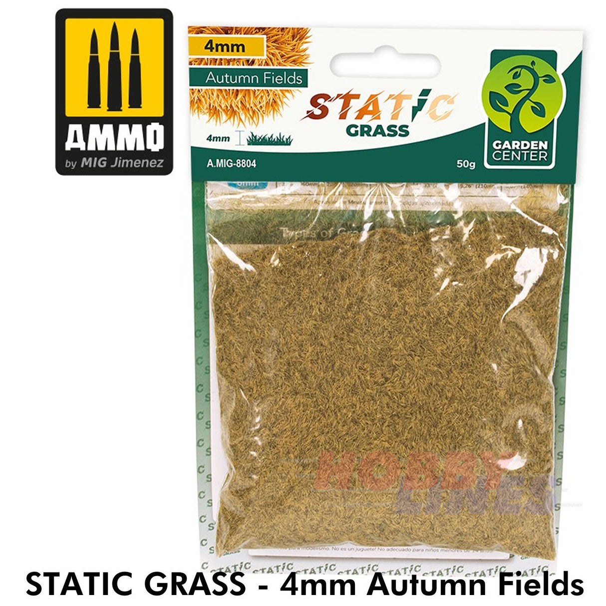 Ammo STATIC GRASS Vegitation Garden Centre Full range 2 4 6mm Mig Jimenez