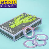 MASKING TAPE LOW TACK 4pk 1,2,3&6mm Purple Airbrush Detailing Expo Tools 44515