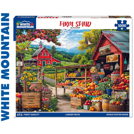 Farm Stand - 1000pc Puzzle | White Mountain | 2164pz