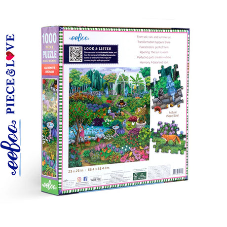 eeBoo ALCHEMISTS ORCHARD 1000 pc Square Jigsaw Puzzle Super Deluxe PZTACO