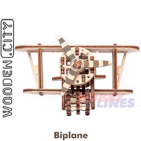 Bi-Plane -3D Puzzle | Wooden City |  WR304