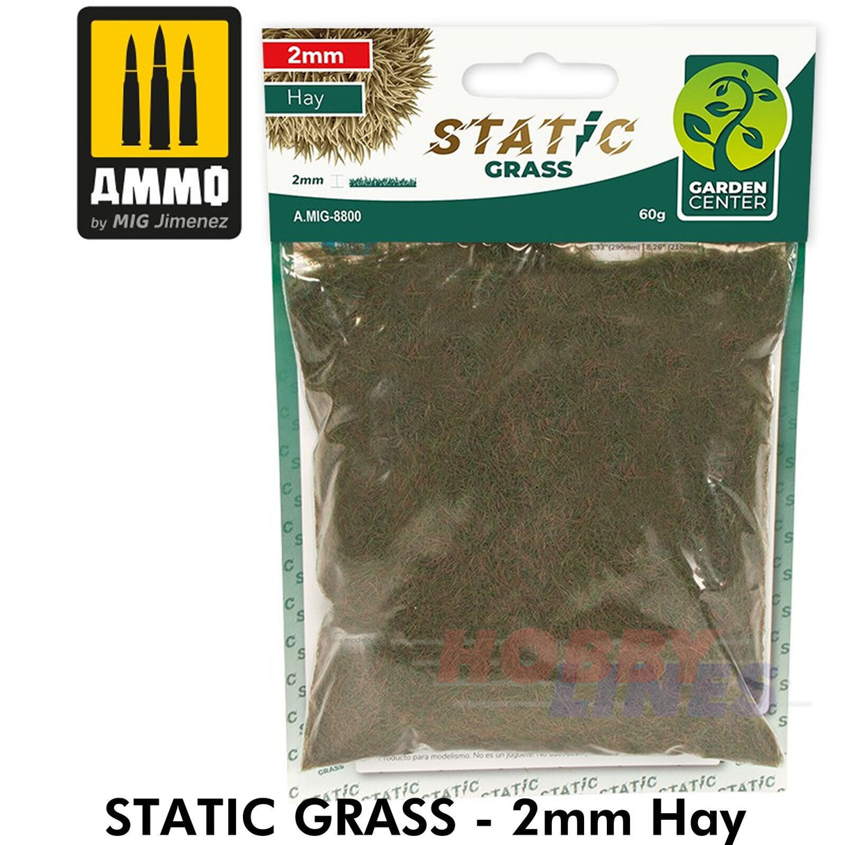 Ammo STATIC GRASS Vegitation Garden Centre Full range 2 4 6mm Mig Jimenez