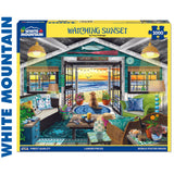 Watching Sunset - 1000pc Puzzle | White Mountain | 2197pz