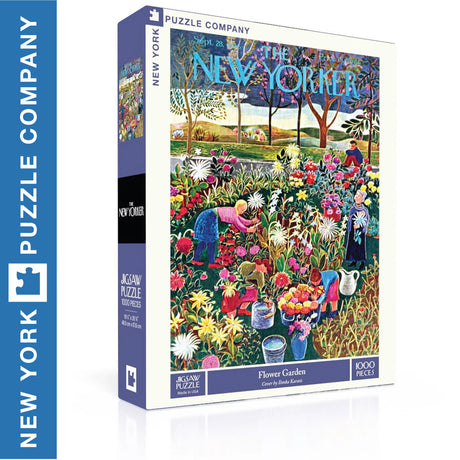 FLOWER GARDEN New York Puzzle Company 1000pc Jigsaw 