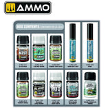 WEATHERING SUPERPACK Beginners Set 10 piece Ammo by Mig Jimenez 7820