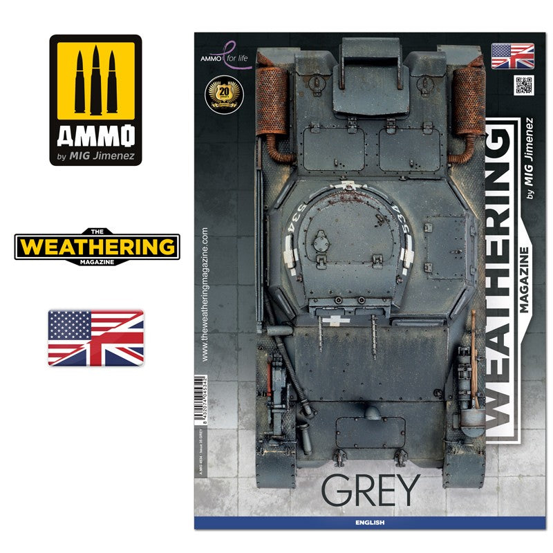 THE WEATHERING MAGAZINE - Issue 35 Grey |  Ammo by Mig Jimenez 
