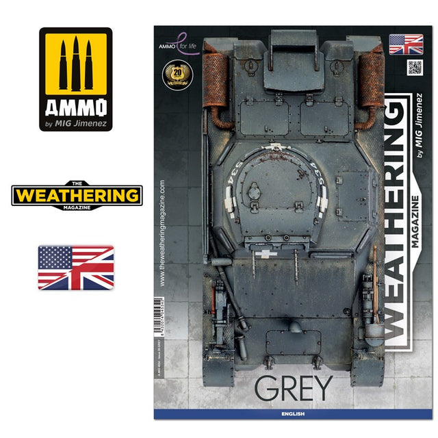 THE WEATHERING MAGAZINE - Issue 35 Grey |  Ammo by Mig Jimenez 