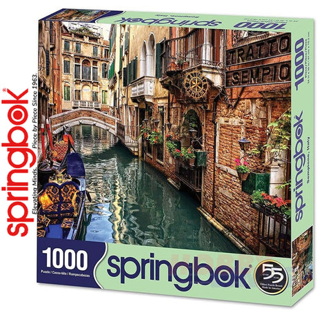 SEMPHIONE ITALY 1000 Piece SPRINGBOK Jigsaw Puzzle Super Deluxe