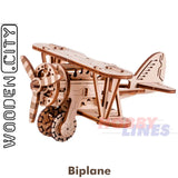 Bi-Plane -3D Puzzle | Wooden City |  WR304