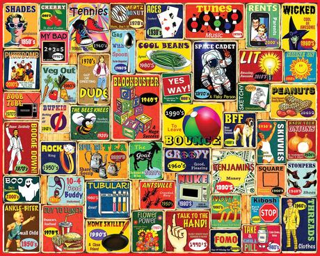 Slang We Used - 1000pc Puzzle | White Mountain | 1885pz