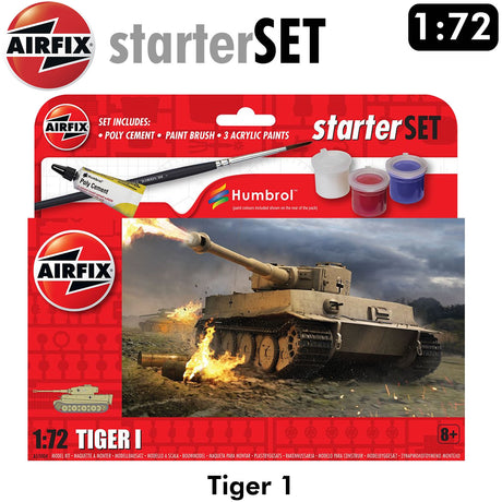 Tiger 1 Tank Starter Set | Airfix | A55004