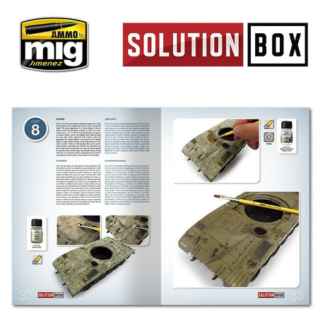 Solution Book 03 - How to Paint IDF Vehicles (English, Castellano, Français, Deutsch)  | Ammo by Mig Jimenez | MIG6501