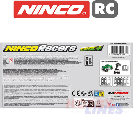 NINCO CROC+ 2WD Radio Control Racer Car AA battery power R2R Ready to Run