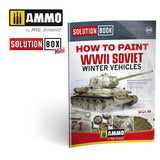 Solution Book 20 - How to Paint WWII Soviet Winter Vehicles (English, Castellano, Français, Deutsch) | Ammo by Mig Jimenez | MIG6603