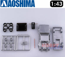 Load image into Gallery viewer, Delorean Back to the Future Part 2 Flying Pull Back &amp; Go 1:43 kit Aoshima 05476
