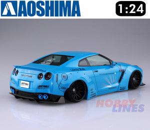 R35 NISSAN GT-R Ver 1 LB Works LibertyWalk SKYLINE 1:24 Scale AOSHIMA 05402