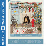 Merry and Bright 500pc Jigsaw | New York Puzzle Company |  NPZLP2327