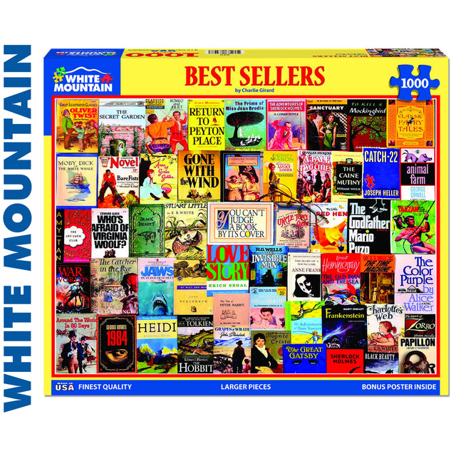 BEST SELLERS 1000 pc super deluxe Jigsaw Puzzle WHITE MOUNTAIN 930