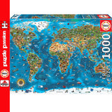 Wonders Of The World 1000 Piece Jigsaw Puzzle | Educa | 19022