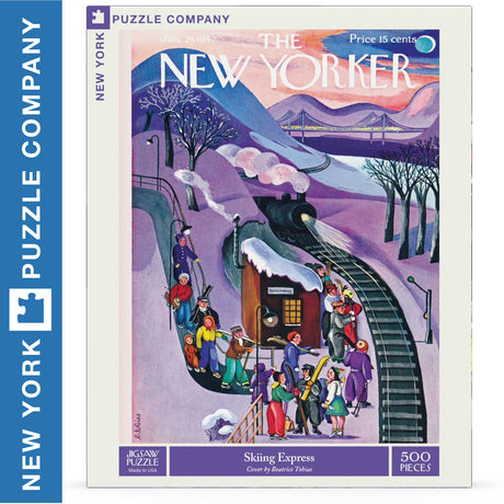 Skiing Express 500pc Jigsaw | New York Puzzle Company |  NPZNY2443