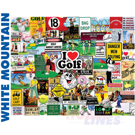 I Love Golf 1000 Piece Jigsaw Puzzle 1548