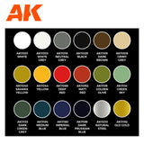 Historical Colour Set - Napoleonic Colours - 3G Acrylic Paint x 18 | AK Interactive | AK11772
