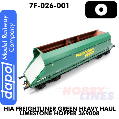 HIA Freightliner Green Heavy Haul Limestone Hopper 369008 | Dapol | 7F-026-001