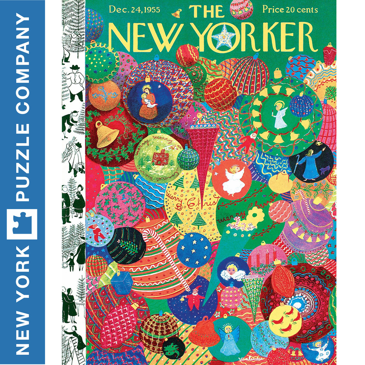Christmas Ornaments 1000pc Jigsaw | New York Puzzle Company |  NY174