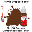 Acrylic Dropper - No 160 German Camouflage Red - Matt | Humbrol | DB0160