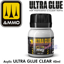 Load image into Gallery viewer, ULTRA GLUE - FOR ETCH, CLEAR PARTS &amp; MORE Acrylic Glue AMMO Mig Jimenez AMIG2031
