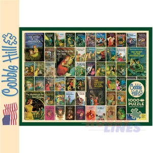 Nancy Drew COBBLE HILL collage 1000pc jigsaw puzzle 40108