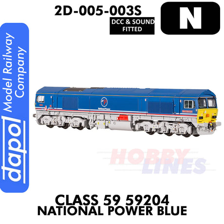 Class 59 John F Yeoman 59206 DB Schenker - DCC & Sound | Dapol | 2D-005-002S