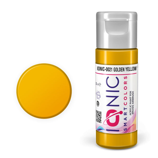 Acrylic Paint - Golden Yellow Smart Color - 20ml | IONIC | IONIC0021