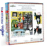 eeBoo KITCHEN CHICKENS 1000 pc Square Jigsaw Puzzle Super Deluxe PZTKHC