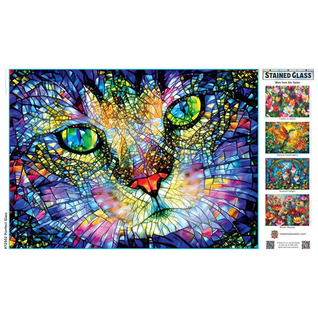 Purrfect Glass - 1000pc Puzzle | Masterpieces | 72502