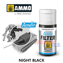 Load image into Gallery viewer, Ammo ACRYLIC FILTER 15ml Full Range of 30 Filter Colours Mig Jimenez
