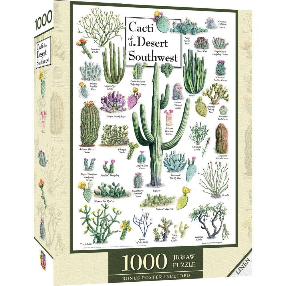 Cacti of the Desert Southwest - 1000pc Puzzle | Masterpieces | MSP-71972.01