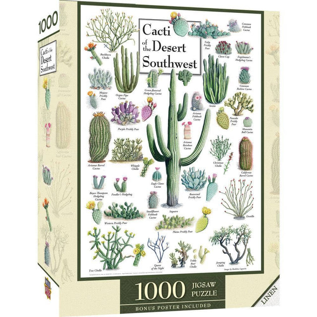 Cacti of the Desert Southwest - 1000pc Puzzle | Masterpieces | MSP-71972.01