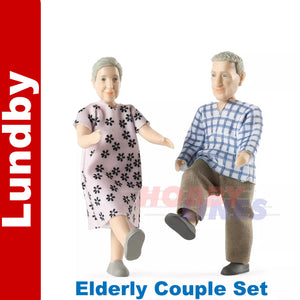 Lundby Doll Set Elderly couple Charlie 60-8084-00