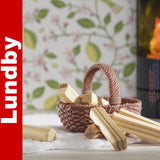LUNDBY FIREPLACE SET with Lighting LUNDBY Doll House Furniture 60-6057-00